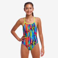 FUNKITA Diamond Back - Maillot d'entraînement pour filles - THE GLITCH