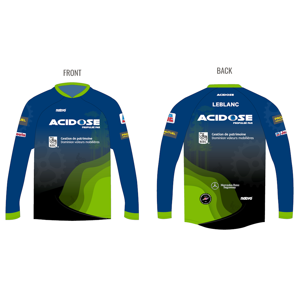 Nativo - FREERIDE - Long Sleeve Jersey - Acidose - FINAL SALE