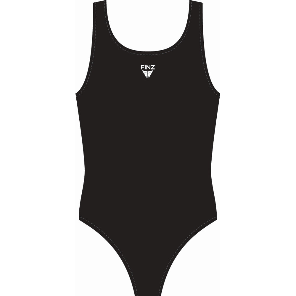 FINZ - VaporBack - One-Piece Swimwear for Girls - Black