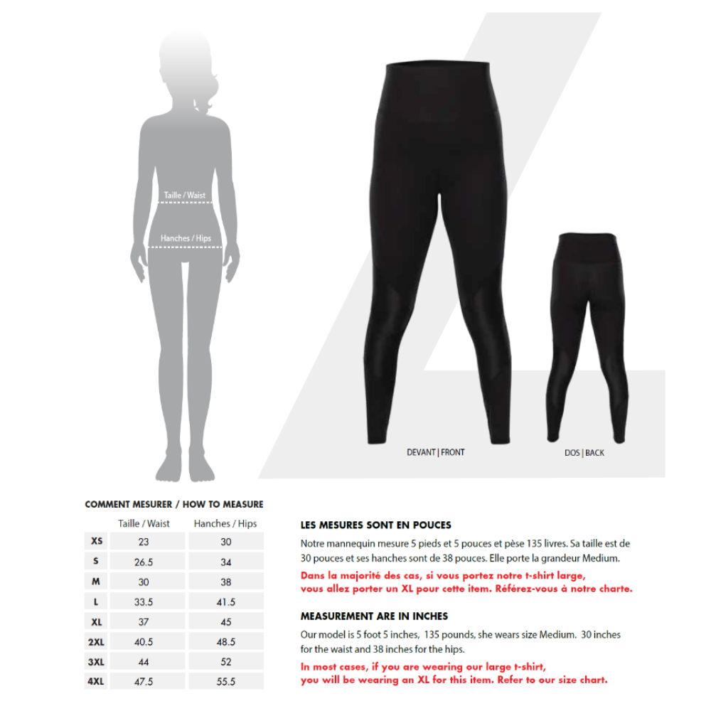 BMX Haut-Richelieu - Pantalon legging - Noir