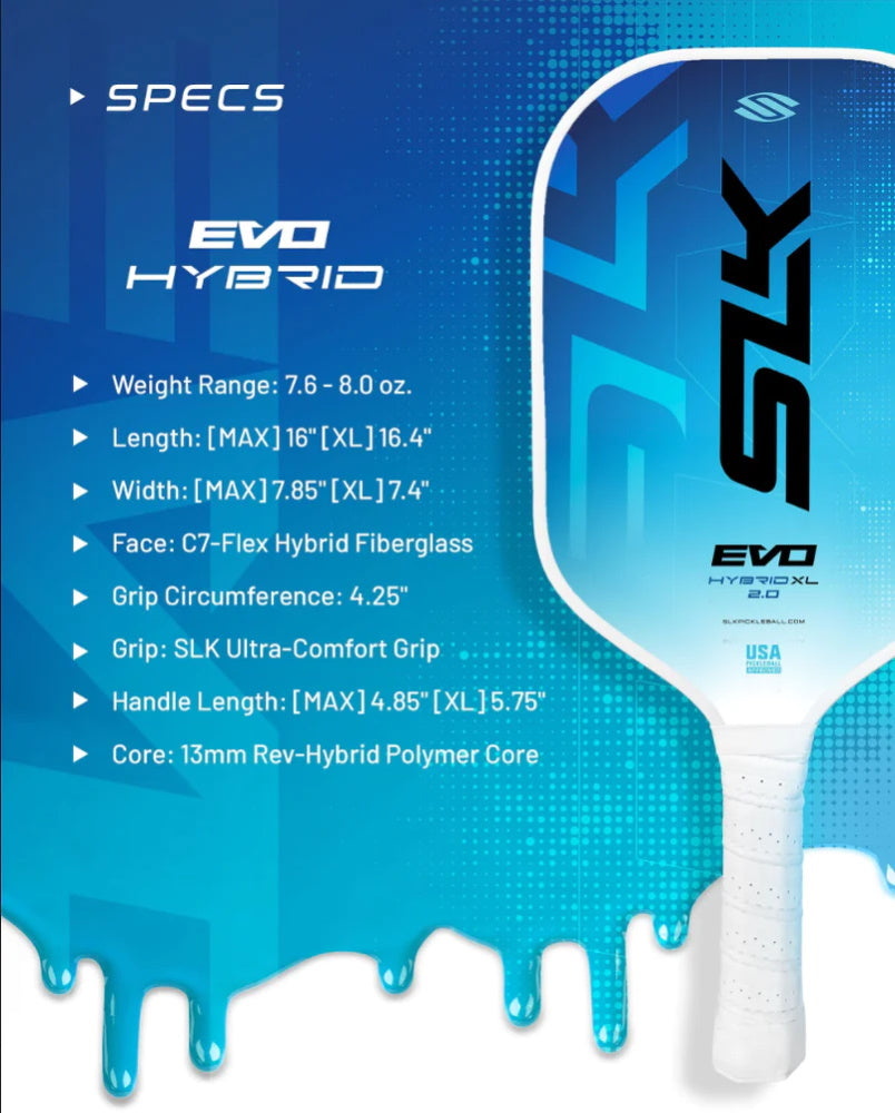 Selkirk SKL EVO Hybrid 2.0 XL - Pickleball Paddle