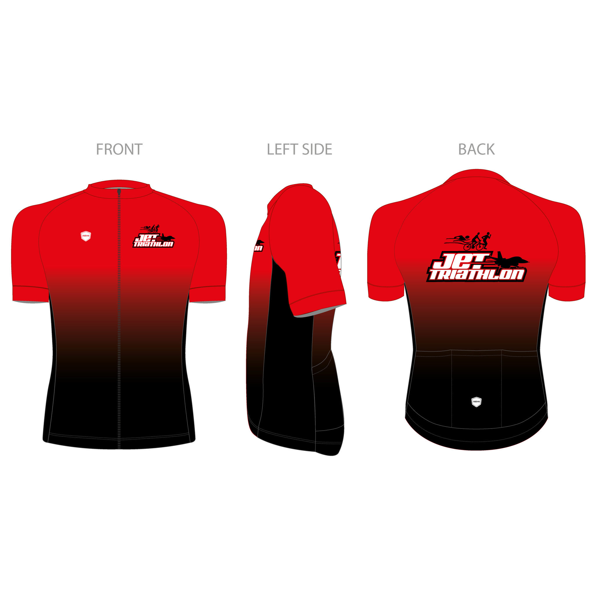 Triathlon-Joliette - Nativo - Premium - Short Sleeve Cycling Jersey