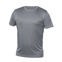 Chandail technique à manches courtes - Homme - Gris foncé