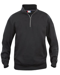 Coton ouaté à Demi-Zip Unisexe - Noir