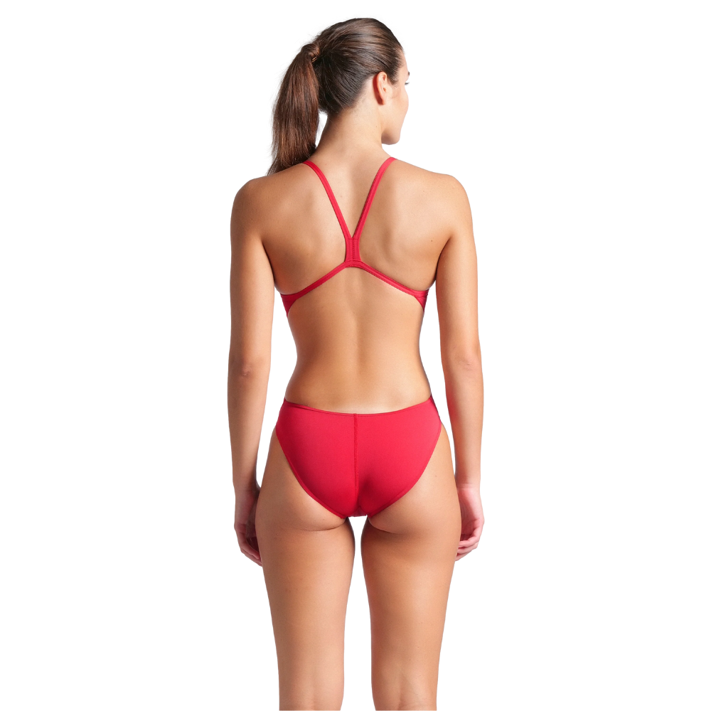 Arena Light Tech High - Women's Training Swimwear - Red