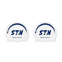 STN - Casques de bain en silicone personnalisés - Blanc