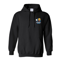 Pickleball Varennes - V. VARENNES - Chandail molleton à capuchon (Kangourou/Hoodie) - Adulte - Noir - Version VARENNES
