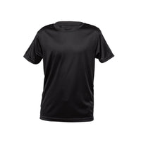 Short Sleeve Technical Sweater - Junior - Black