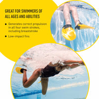 FINIS - Positive Drive Fins - Specialized Short Fins - Breaststroke