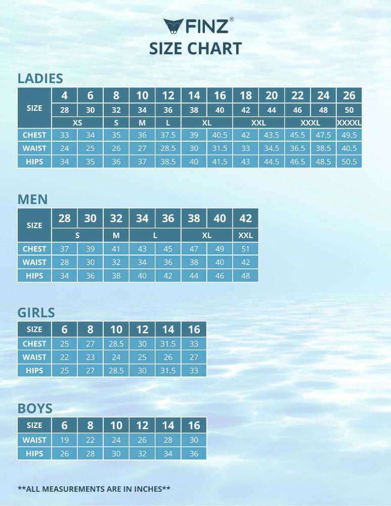 FINZ - VaporBack - One-Piece Swimwear for Girls - Turquoise (TU)