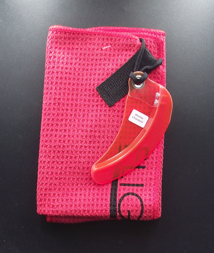 FlighTowel - Serviette d'entrainement de DiscGolf - Joueurs GAUCHERS