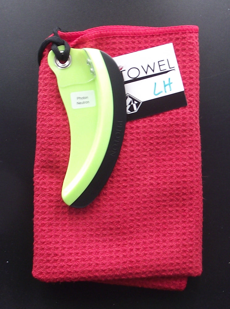 FlighTowel - Serviette d'entrainement de DiscGolf - Joueurs GAUCHERS