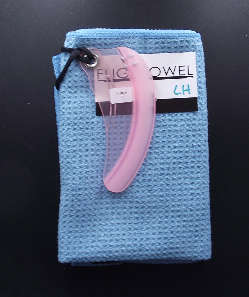 FlighTowel - Serviette d'entrainement de DiscGolf - Joueurs GAUCHERS
