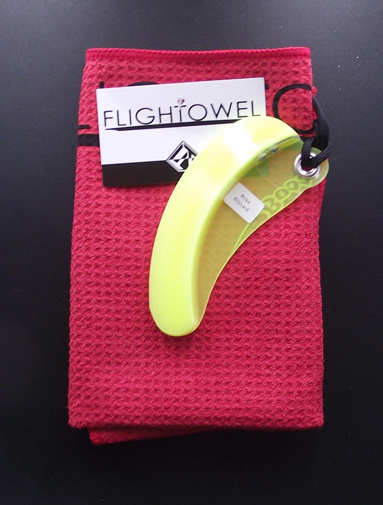 FlighTowel - Serviette d'entrainement de DiscGolf - Joueurs DROITIERS