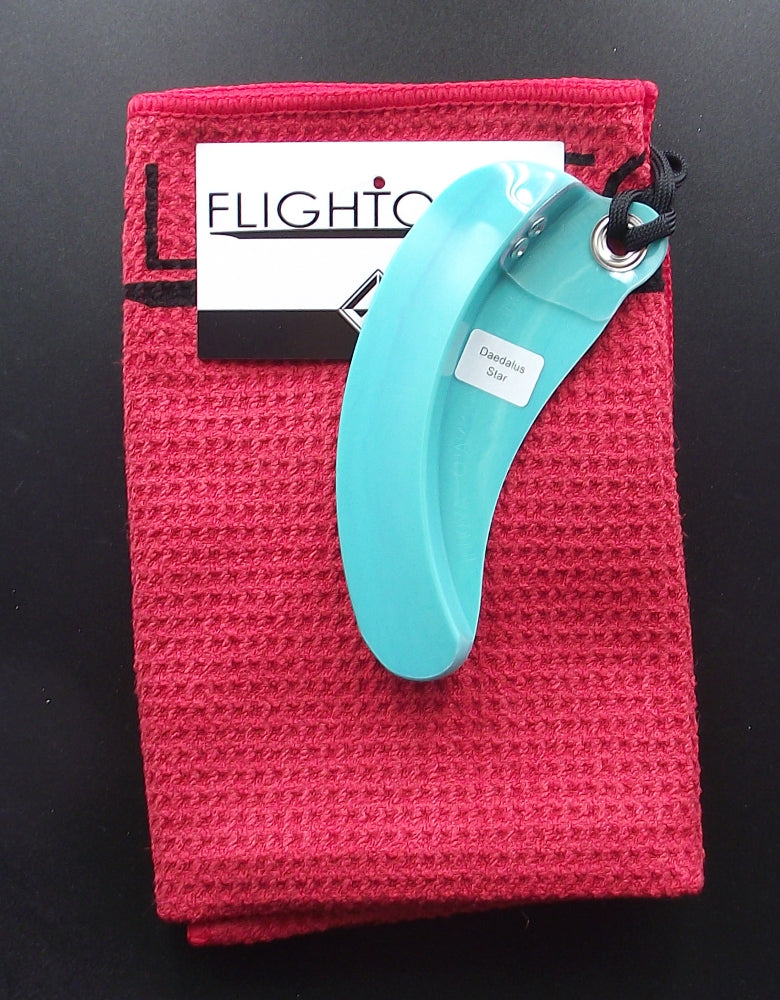 FlighTowel - Serviette d'entrainement de DiscGolf - Joueurs DROITIERS