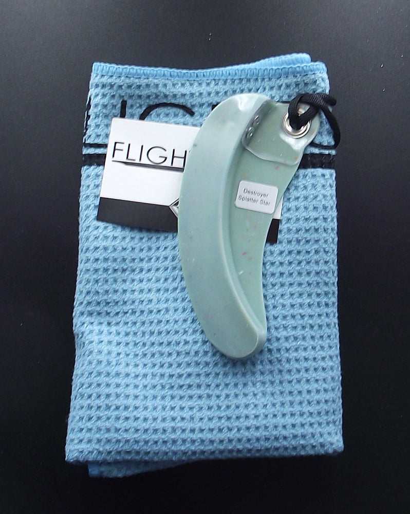 FlighTowel - Serviette d'entrainement de DiscGolf - Joueurs DROITIERS