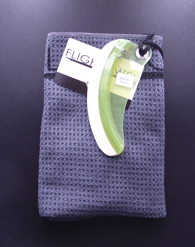 FlighTowel - Serviette d'entrainement de DiscGolf - Joueurs DROITIERS