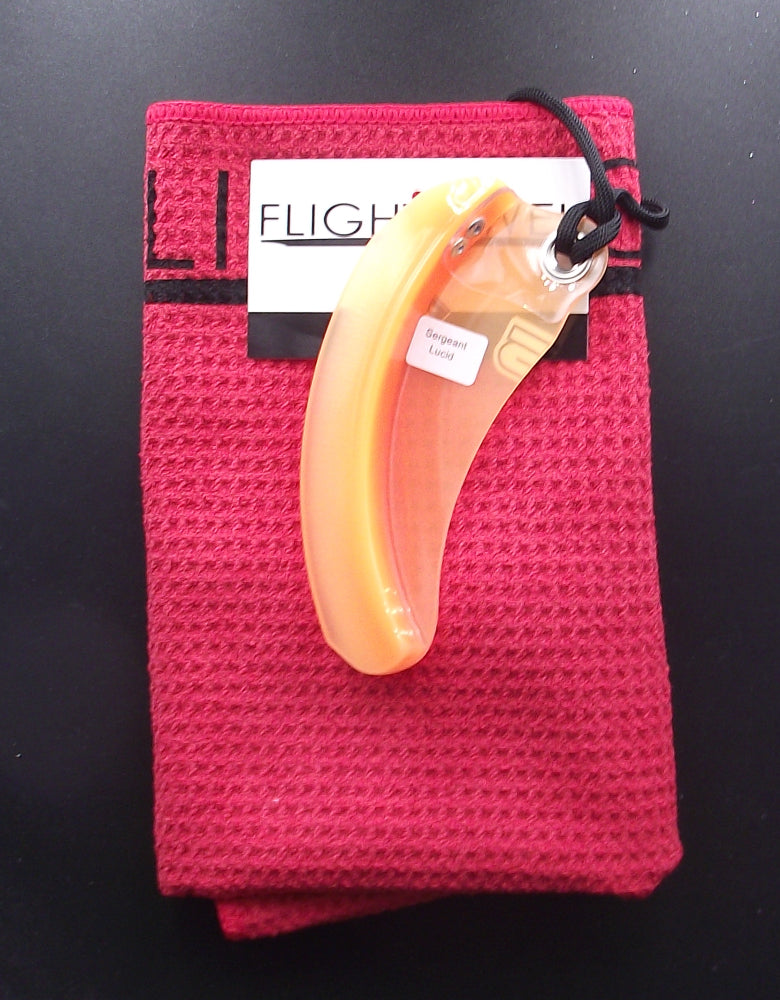 FlighTowel - Serviette d'entrainement de DiscGolf - Joueurs DROITIERS