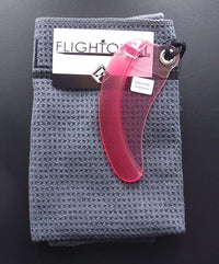 FlighTowel - Serviette d'entrainement de DiscGolf - Joueurs DROITIERS