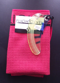 FlighTowel - Serviette d'entrainement de DiscGolf - Joueurs DROITIERS