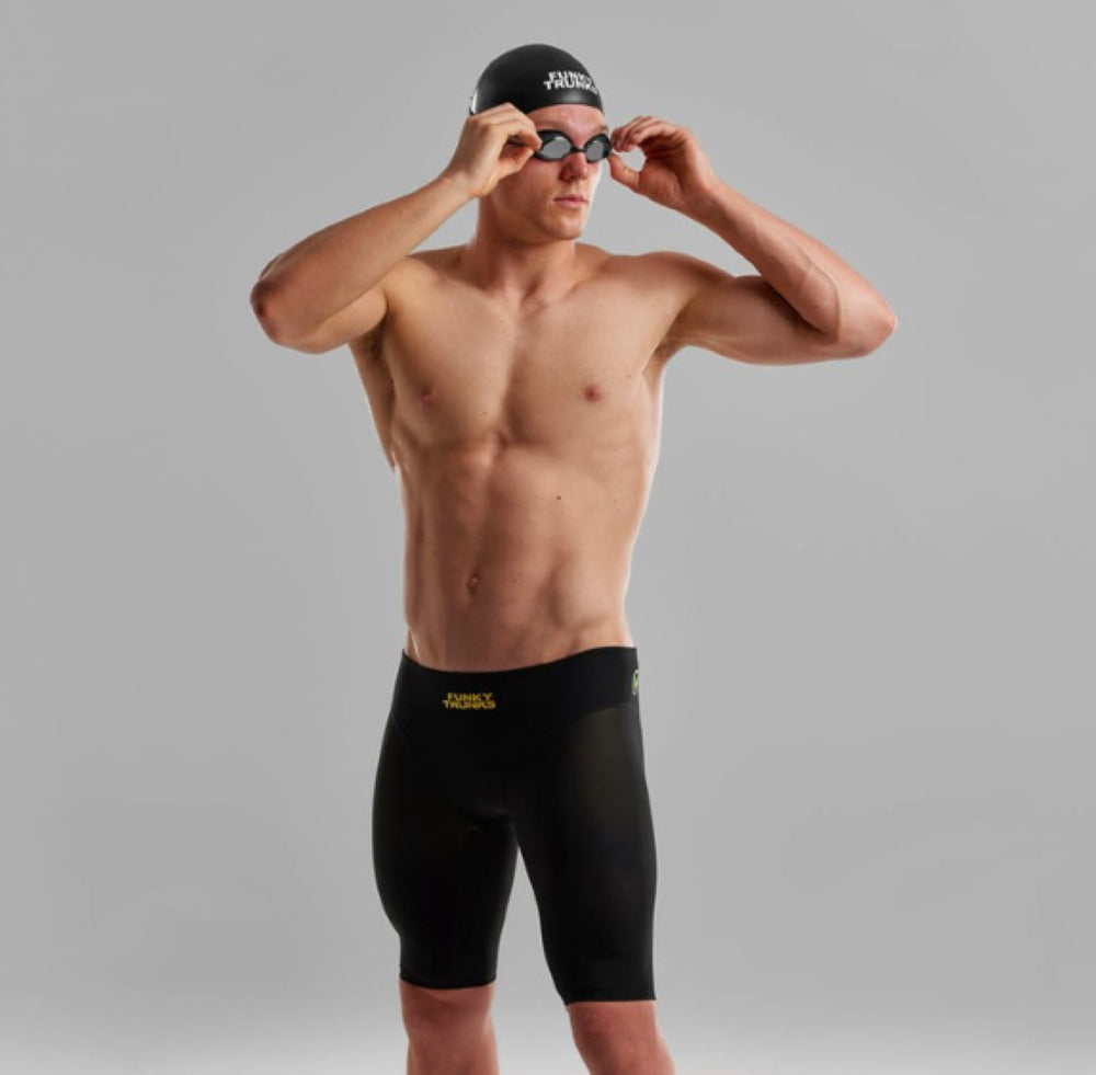 FUNKY - APEX Viper Jammer - SKIN - Maillot Performance pour homme – Black Attack