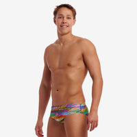 FUNKY Classic Brief - Men's Training Swimwear - STATIC STACK