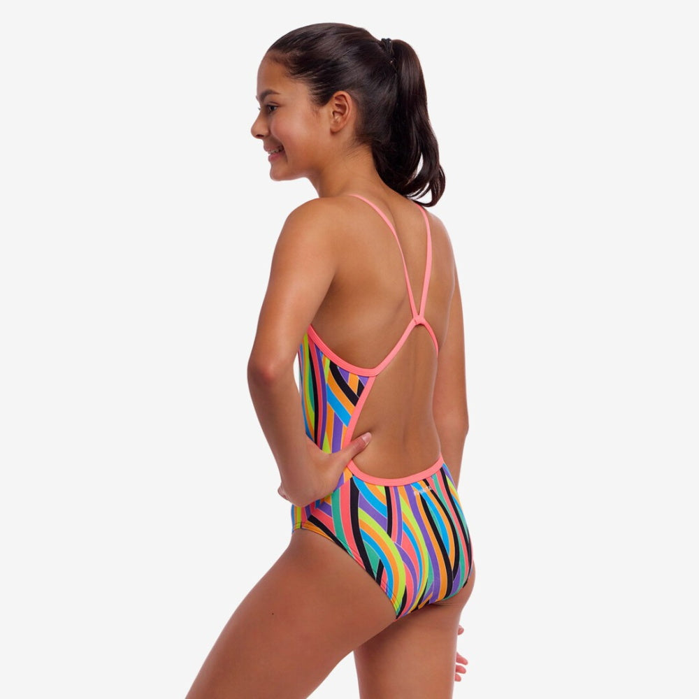 FUNKITA ECO Single Strap - Maillot d'entraînement pour filles - CURL CURL