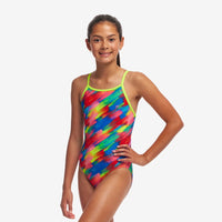 FUNKITA Diamond Back - Maillot d'entraînement pour filles - STROKED