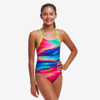 FUNKITA Diamond Back - Maillot d'entraînement pour filles - LOST OCEAN
