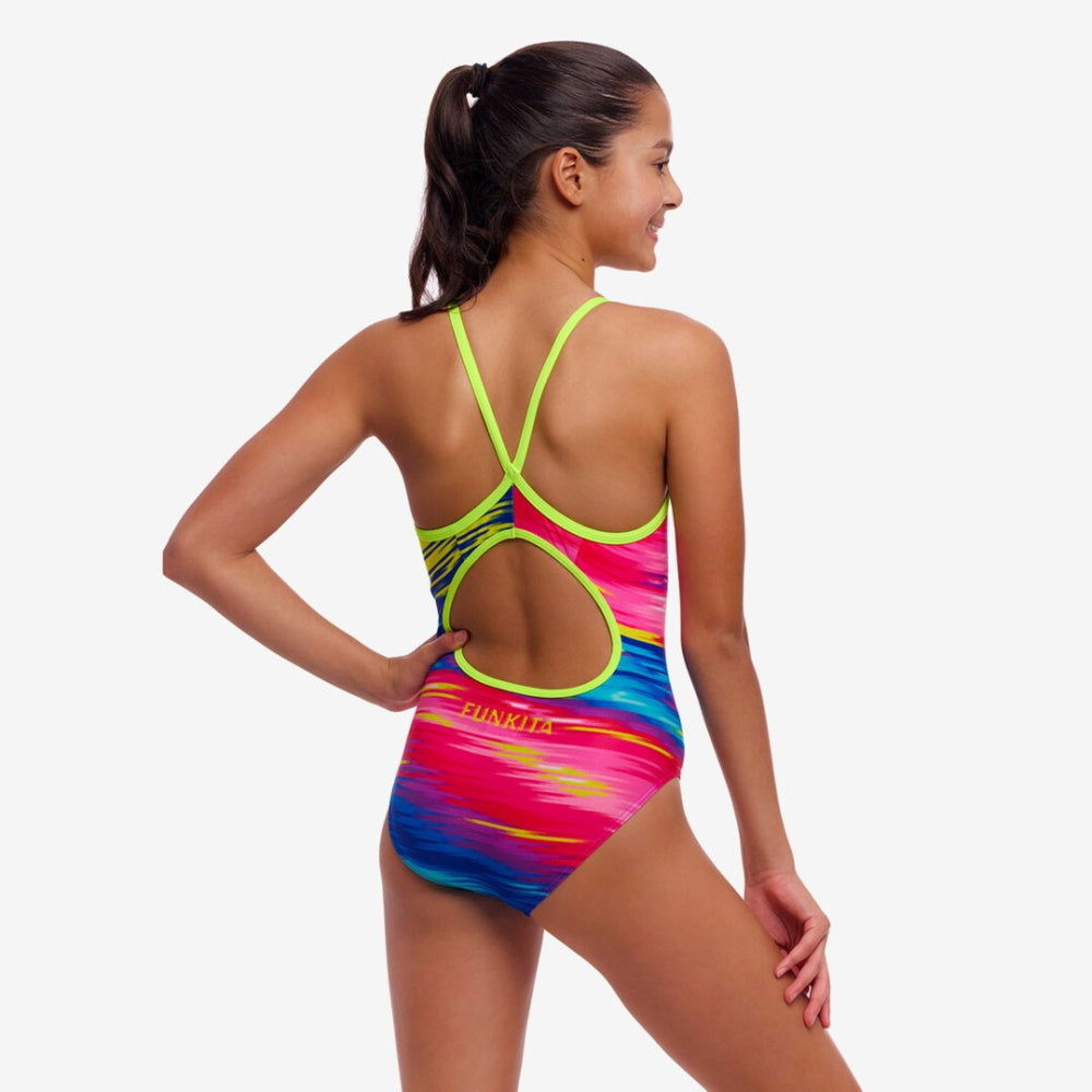 FUNKITA Diamond Back - Maillot d'entraînement pour filles - LOST OCEAN