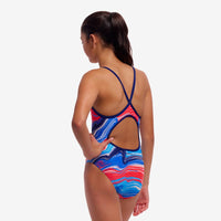 FUNKITA Diamond Back - Maillot d'entraînement pour filles - WAVE CRAZE