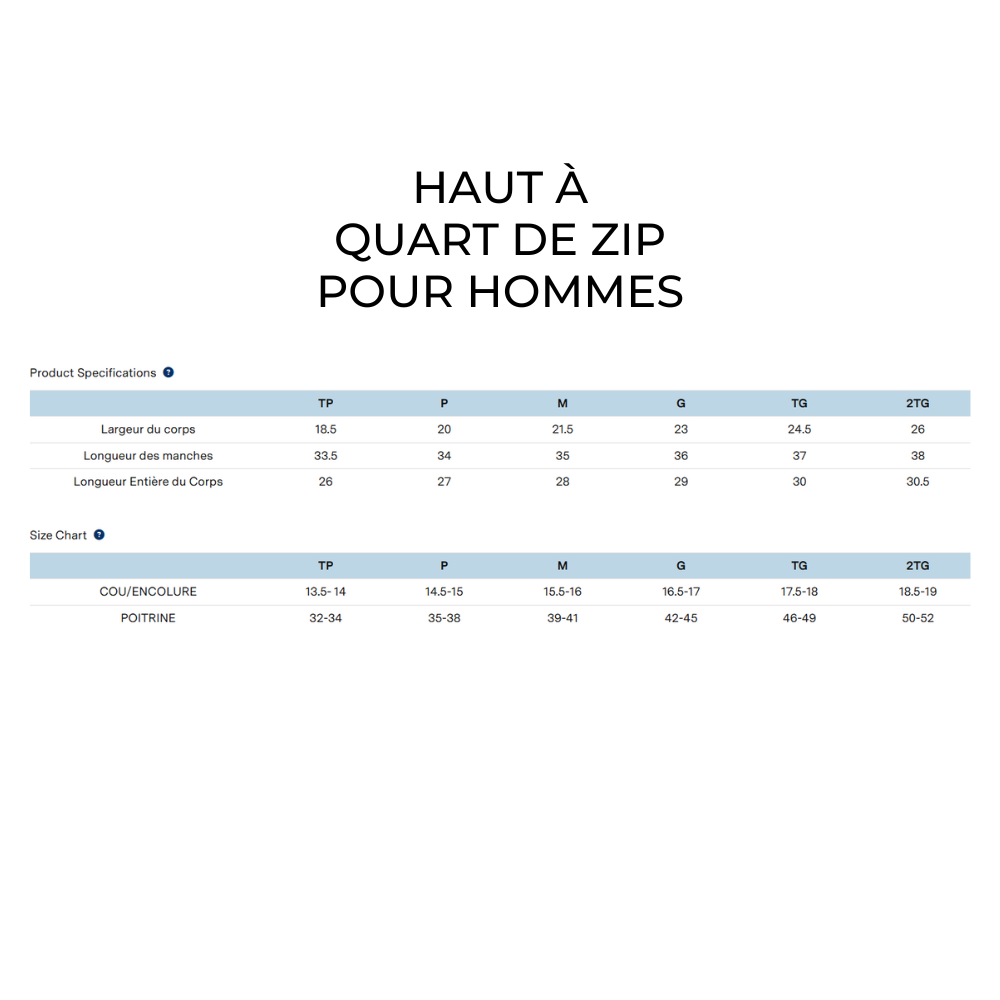 CN Memphrémagog - Haut performance à quart de zip - Homme - Noir