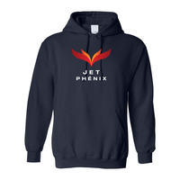 Jet Phénix - Chandail molleton à capuchon (Kangourou/Hoodie) - Adulte - Marine