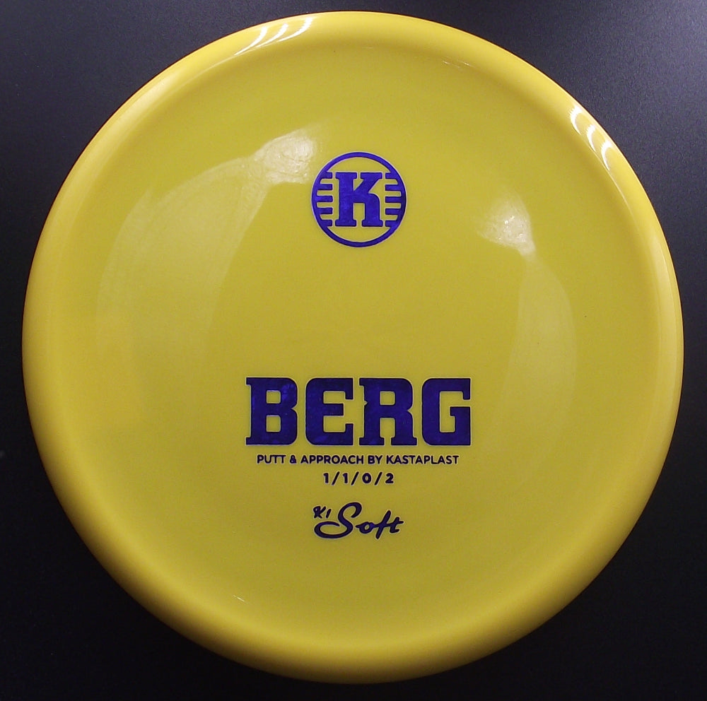 Kastaplast Discs - BERG K1-SOFT - S1 - Putter Discgolf