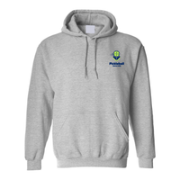 Pickleball Sainte-Julie - Chandail molleton à capuchon (Kangourou/Hoodie) - Adulte - Gris - Version SAINTE-JULIE