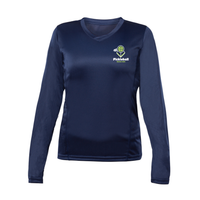 Pickleball Sainte-Julie - Chandail technique, à manches longues - Féminin - Marine - Version LOGO