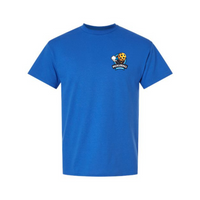 Pickleball Varennes - Chandail T-shirt à manches courtes - Bleu Royal - Version dos libre