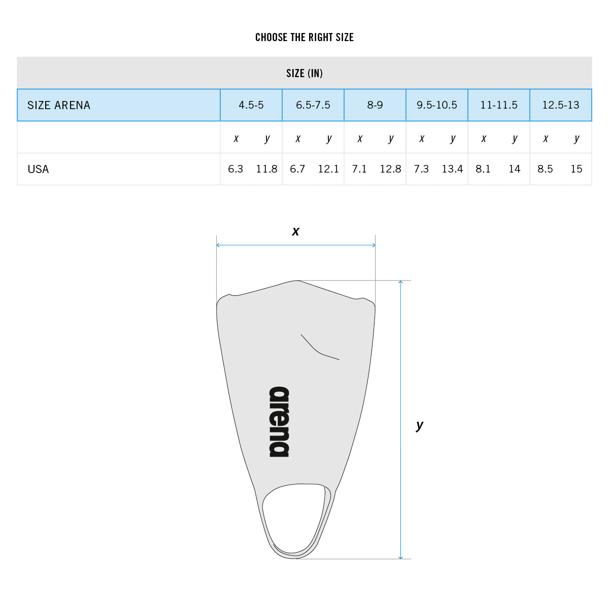 Arena Powerfin Pro II - Training Fins