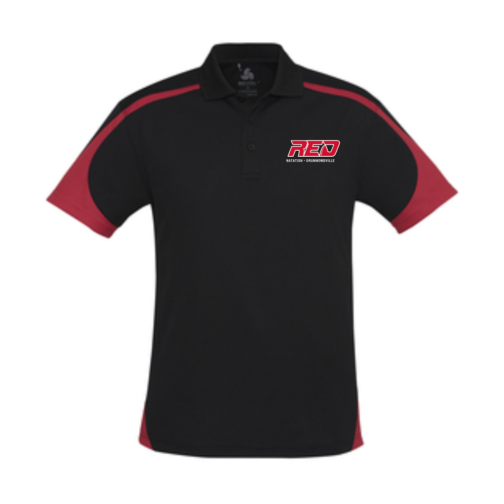 Black red polo best sale