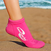 SandSocks - Rose-Chaussettes courtes pour volleyball de plage - Rose