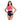 Speedo BANDED COLORBLOCK - Aquafitness - Women's Swimwear - Fandango Pink