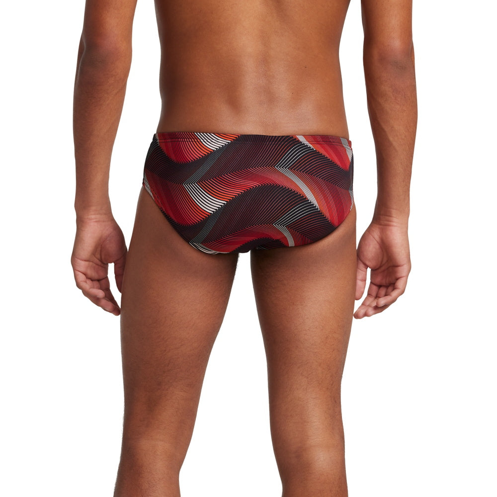 Speedo Brief PRECISION Endurance+ - Printed Men's Training Swimwear - Red