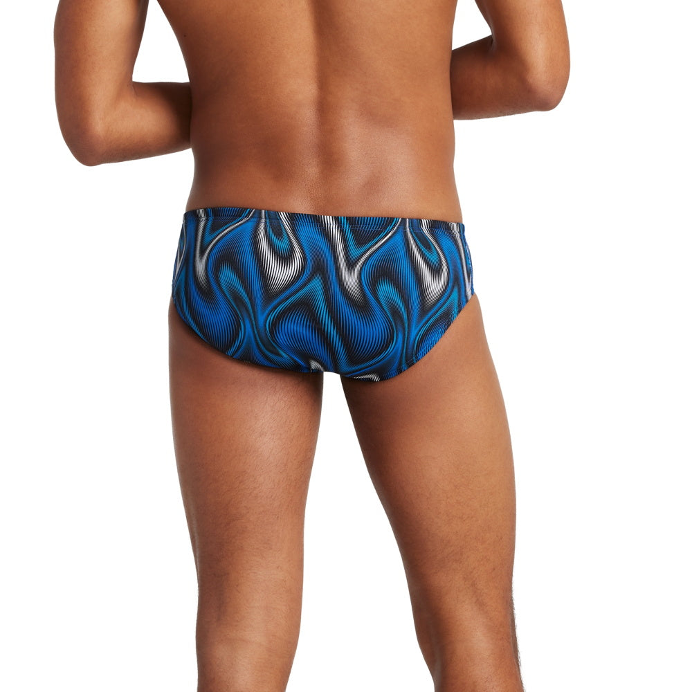 Speedo Brief PURPOSE Endurance+ - Printed Men's Training Swimwear - Royal Blue