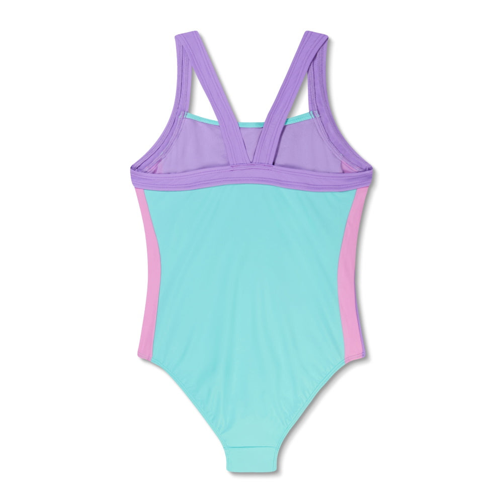 Speedo VERTICAL SPLICE - Girl's Swimwear - Artic Glass