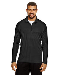 Men's Quarter Zip Performance Top - Black