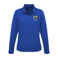 Pickleball Varennes - Veste sportive avec fermeture éclair - Coupe féminine - Royal - Version dos libre