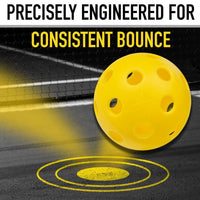 FRANKLIN - X-26 Balles de pickleball pour l'intérieur - Lot de 3 balles