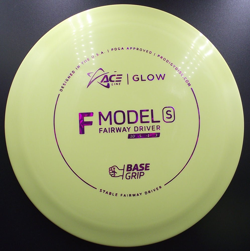 ACE LINE - Prodigy - F BaseGrip S GLOW - Fairway Discgolf - Glow de ACE Prodigy