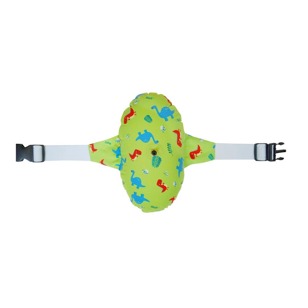 Aquam - Ballon dorsal d'aide à la nage - Dinosaures (vert) de Aquam