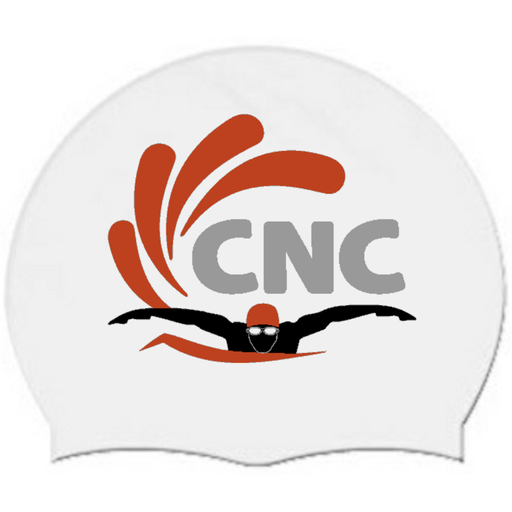 CNC - Casque de bain en silicone - Blanc de CNC